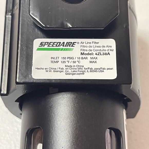 Speedaire Compressed Air Filter 4ZL38A - Picture 2 of 4